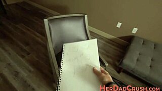 Blonde stepdaughter fucks in pov