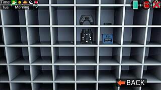 Hey, I'm peeping my stepmom through the bathroom keyhole in milfy city!