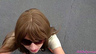 i'm suckin' that big dik, cum in mouf on roof pov