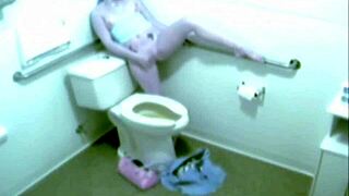 Blonde Teen Masturbates in Bath While Being Spied on Hidden Cam. Voyeur Watches Closely.