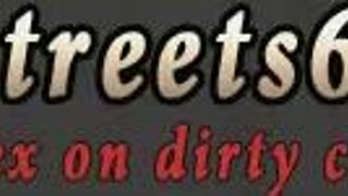 Blonde Teen 18+ in Stockings and Heels Gets Rough Outdoor Public Hook-Up First Time