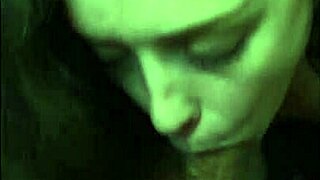 Wow, can this gorgeous amateur with natural big tits swallow after an amazing blowjob?