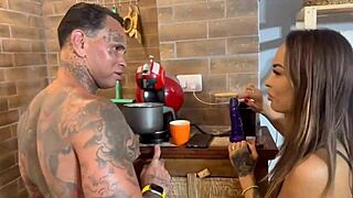 Belinha Baracho Gets Her Big Ass And Tits Fucked In The Kitchen