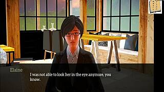 in my new family, brunette milf shows big ass