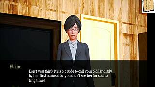 in my new family, brunette milf shows big ass