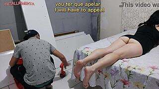 Pay with blowjob? She asked the installer seductively.