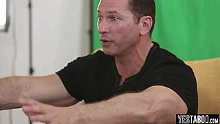 Aspiring Blonde Actress Tackles One Hole with Two Cocks in Bold Scene