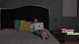 just chilling while i sneak a quick fuck with your stepdad's bestie