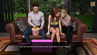 lisa gets braver in homemade game