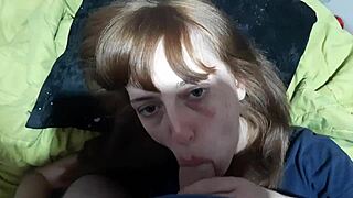 Oh wow! Teen eagerly sucks her stepbrother's monster cock!