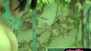 I-I can't believe this raven haired babe and teen in sexy lingerie...