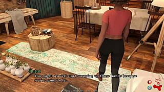 Petite Young Girl Plays Game In Skirt And Panties
