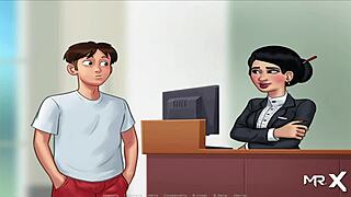 Summertime Saga Blowjob On Expensive Yacht Scene