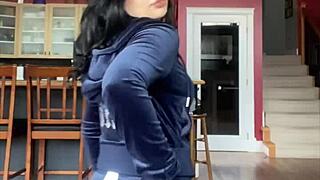 juicy couture velour tracksuit unboxing and try on by petite latina student