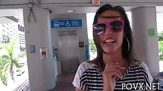 petite kelsi monroe enjoys pov fucking with big cock