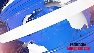 Reporter fucks blonde model with foot fetish