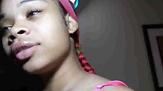 19-Year-Old Ms. Freak Nasty Teen Swallows Dick in Ghetto Oral Scene