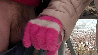 This blonde teen gets fucked outdoors by her guy in a casual hookup.