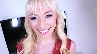 Stunning blondes deliver blowjobs and fuck passionately