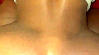 caramel addicted teen 18+ gets doggystyle creampie from black pov