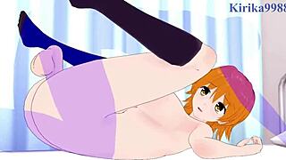 Momo Belia Deviluke and Riko Yuusaki intense sex