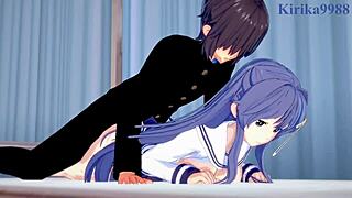 cute teen chiaki kanda and kotone hara in intense sex, but is it real or hentai?