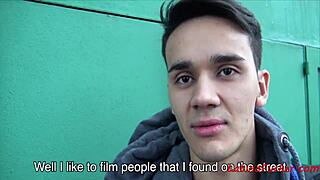 straight guy explores gay sex in hidden cam college fantasy with spanking