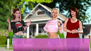 Hot Blonde Lesbian Best Friend Kisses Curvy Mature In Summer City