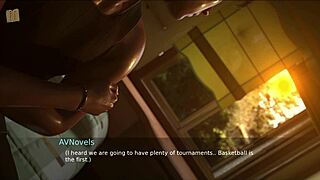 Blonde and redhead hentai girls show big tits and ass