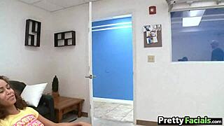 Brazilian Teen 18+ Gets Facial Cumshot for Cash