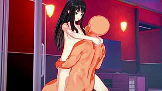 Chisato And Takina Engage In Intense Sex With Old Man