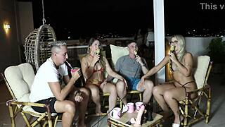 Elo Cardone and Victor Mustang Explore Wild Fetish in Sheer Red Lingerie