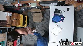 Taylor May Feels Punished With Monster Cock Blowjob In Garage