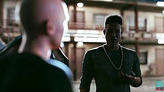 in a o a academy, blonde teen shows finest ass and tits