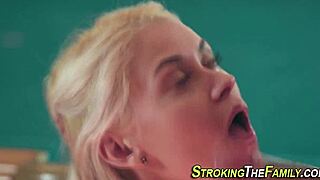 i'm watching my tat stepteen throating deep with big tits and tattoos... so mature and hot!