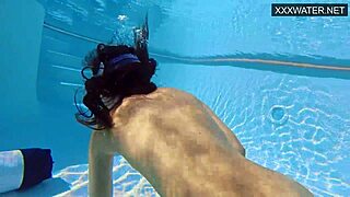 Lana Tanga, the European Babe, Shows Underwater Orgasms to You with Toys