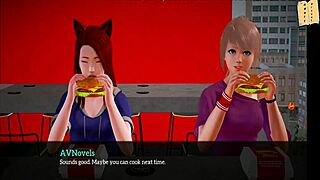 My New Family 268: Redhead with Big Tits in Homemade Anime Erotic Scene