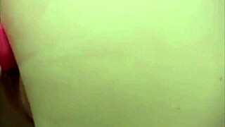 Why does the teen 18+ slut use a dildo on her big tits?