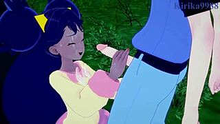 iris and erika wild creampie in pokémon hentai