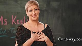 Ryan Keely and Eliza Ibarra seduce with rimjob and pussy licking as mommy milfs