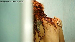 Nasty! Pee fetish in shower with amateur Latina teen!