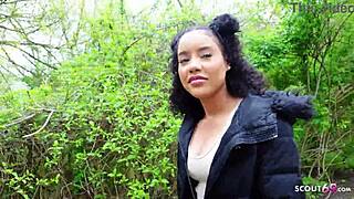 tiny brown pawg girl dilara baby gets fucked rough on first date