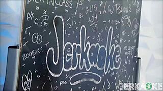 Jerkaoke Horny Students Madison Morgan And Jay Meyers Study Each Other