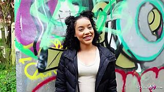 tiny brown pawg girl dilara baby gets fucked rough on first date