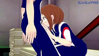 I can’t believe Ochako Uraraka and Izuku Midoriya’s wild hentai sex!