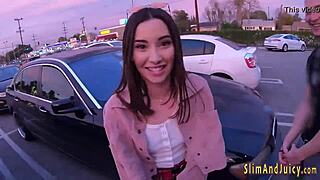 Big ass teen gets hardcore cum in mouth after intense fucking