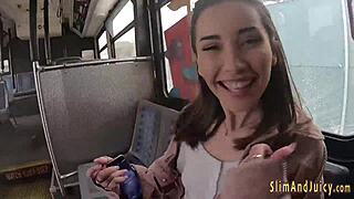 Big ass teen gets hardcore cum in mouth after intense fucking