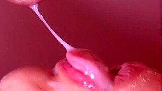 After the college party, cute blonde teen experiences first time cum in mouth orgasm