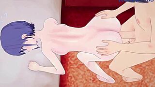 Hayase Yuuka and Oki Aoi Intense Sex - Blue Archive Hentai