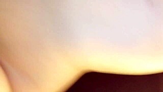 Teen babe bends over for doggystyle facial cumshot